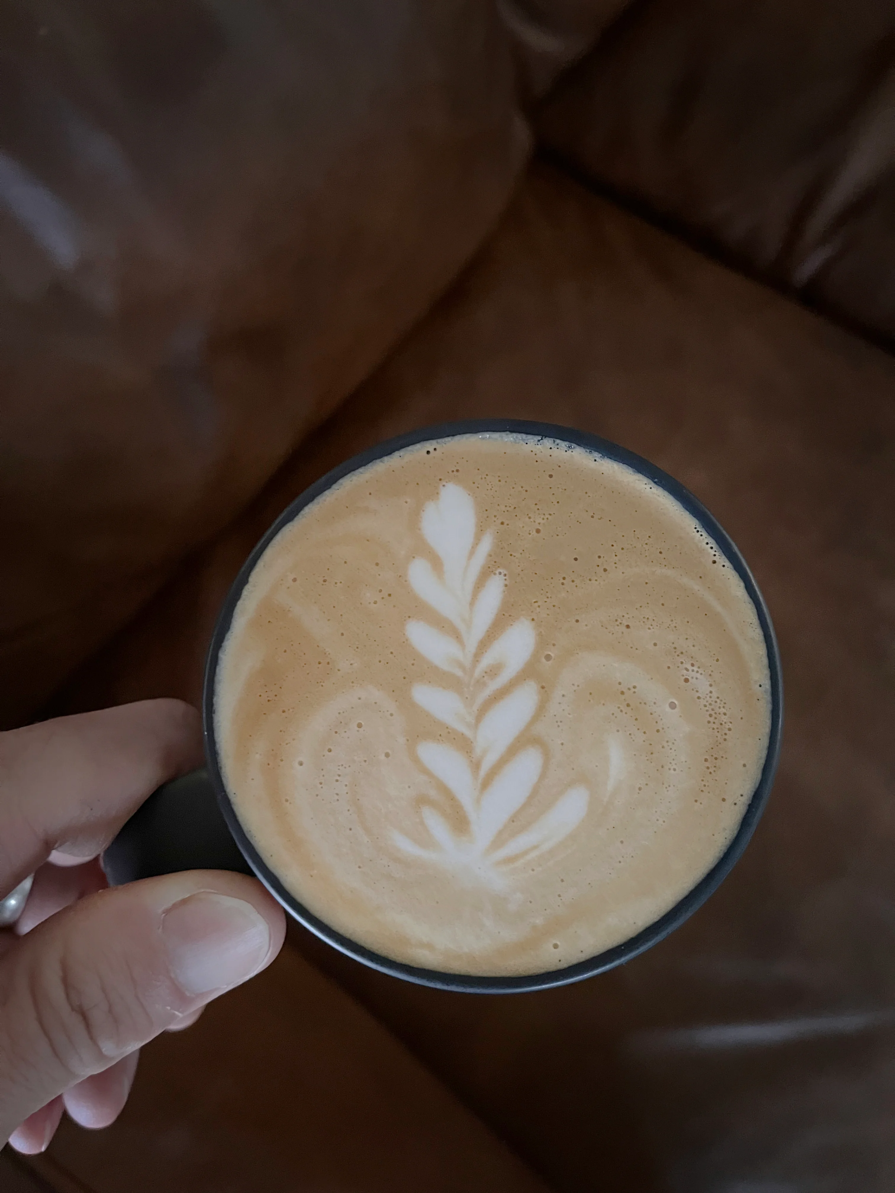 A coffee on a café table at tax time